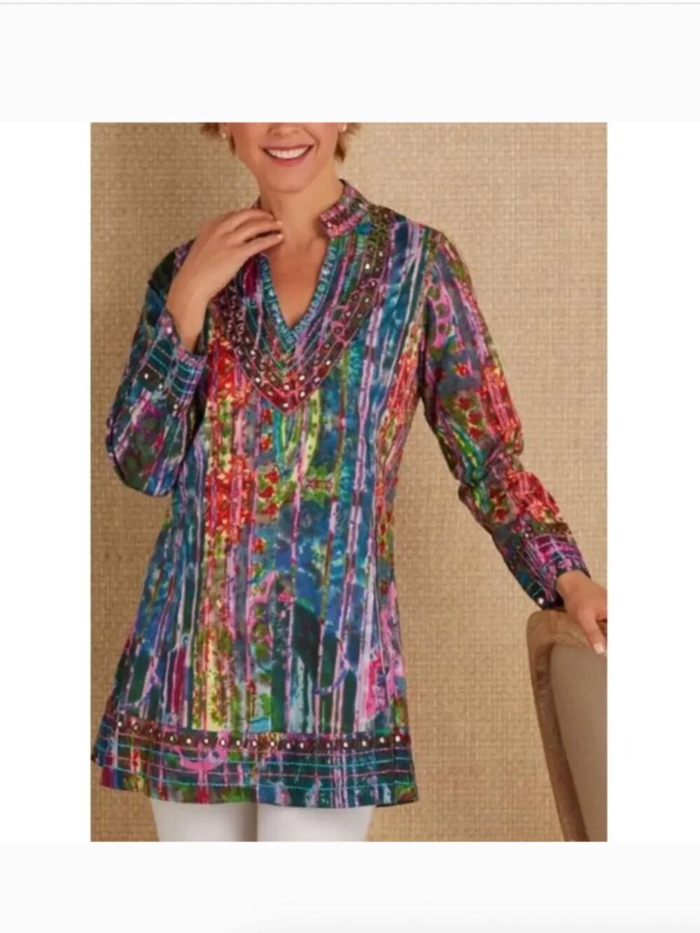 Soft Surroundings Mosaic Tunic Art To Wear